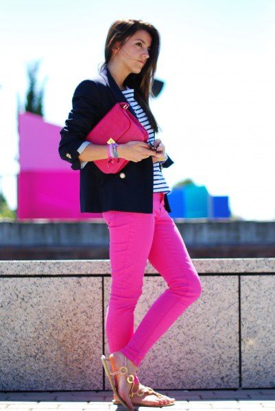 Pink Jeans Outfit Ideas Images | Pink Jeans Outfit | , ,