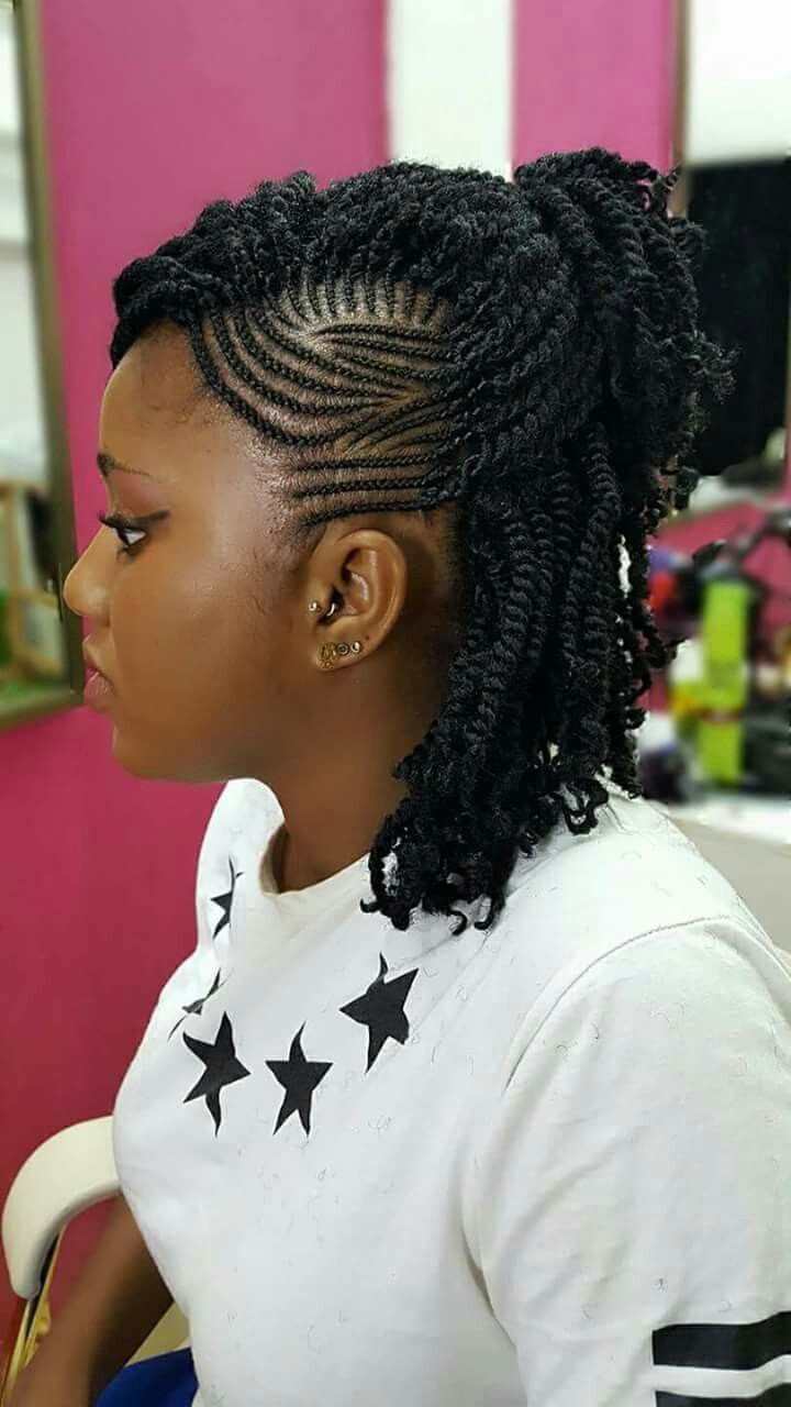 Coiffure africaine tresse cheveux naturel: Afro-Textured Hair,  Hairstyle Ideas,  Box braids,  Braided Hairstyles,  Hair Care  