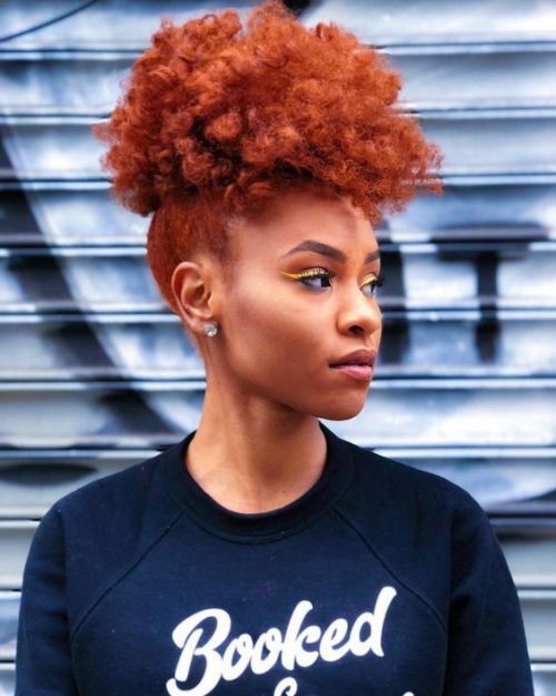 Afro hair colour ideas on Stylevore