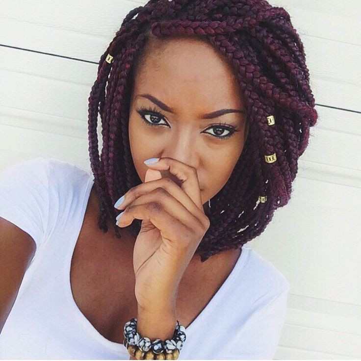 Braided bob styles: Lace wig,  Bob cut,  Box braids,  Short hair,  Braided Hairstyles,  French braid  