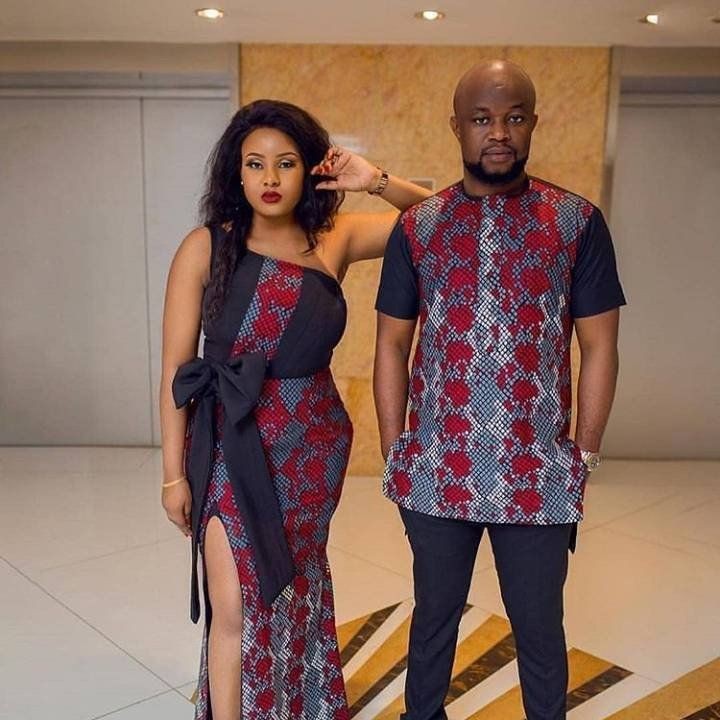 couples african print outfits