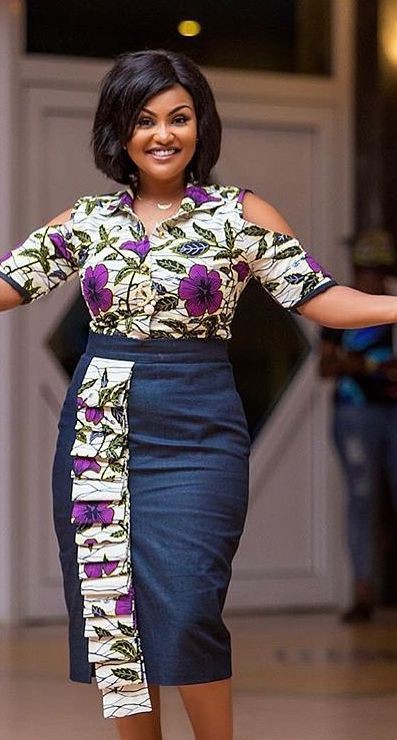 Nana ama mcbrown in african wear: Maxi dress,  Ankara Dresses  