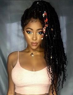 SUPER HOT BLACK GIRL: Hairstyle Ideas,  Crochet braids,  Box braids,  Hot Black Girls,  Locs Crochet  