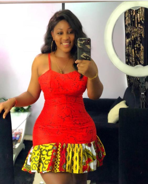 Ankara sexy gown: Aso ebi,  Maxi dress,  Ankara Short Gown  