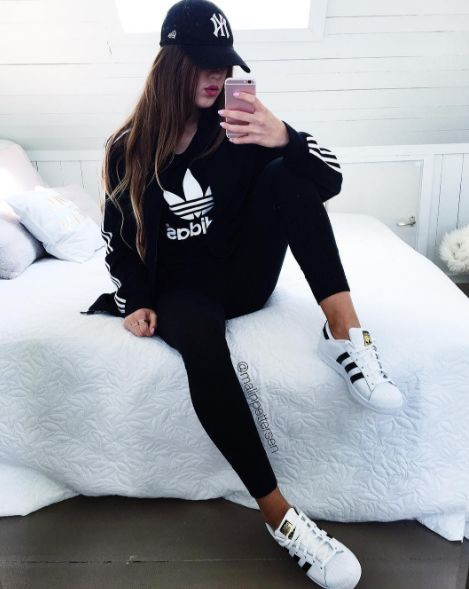 superstar adidas girl