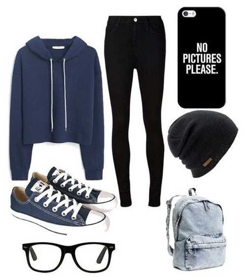 School outfits for winter on Stylevore