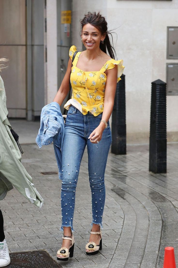 Michelle keegan summer fashion: Yellow Outfits Girls  