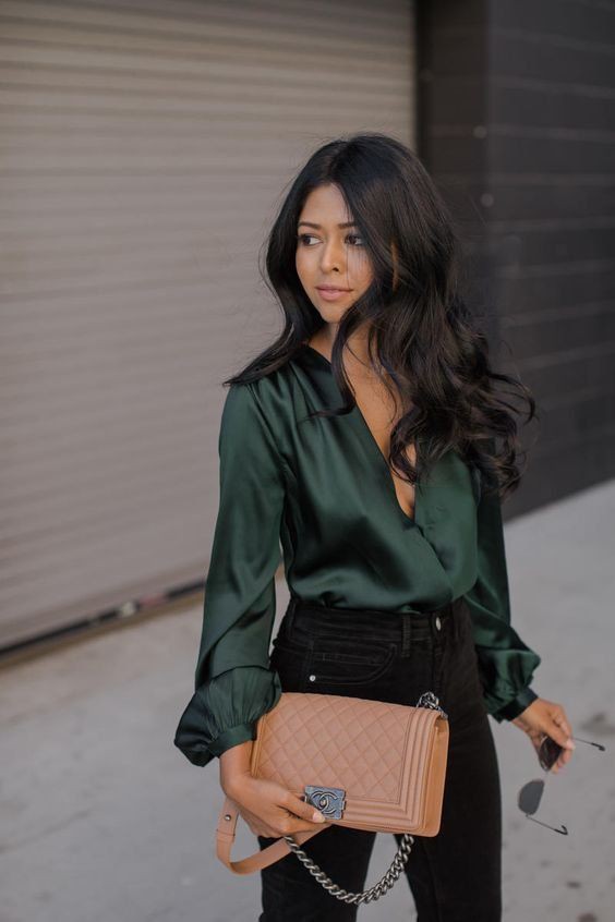 Silk shirt outfit ideas