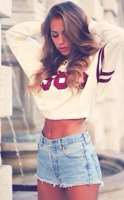 Hot shorts outfit: Crop top,  Shorts Outfit  