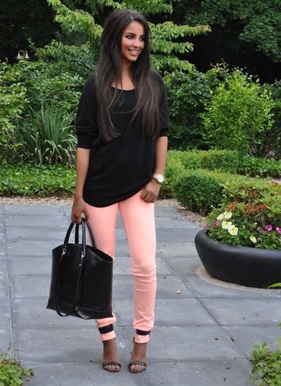 What To Wear With Pink Pant In Winter on Stylevore