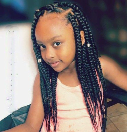 Box braids hairstyles kids on Stylevore