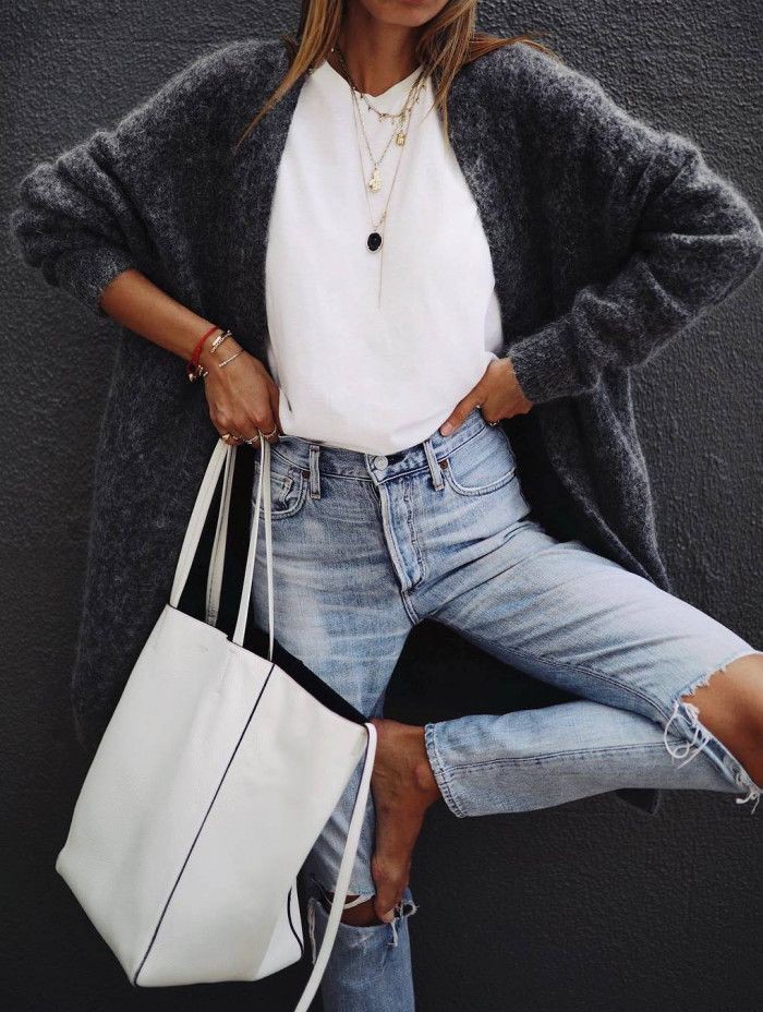 Denim skirt, Street fashion on Stylevore