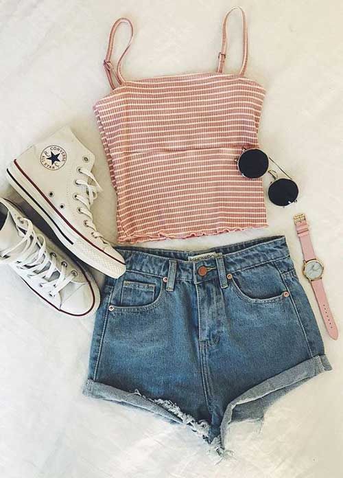 Cute summer tops outfit: Dress code,  Tumblr Outfits  