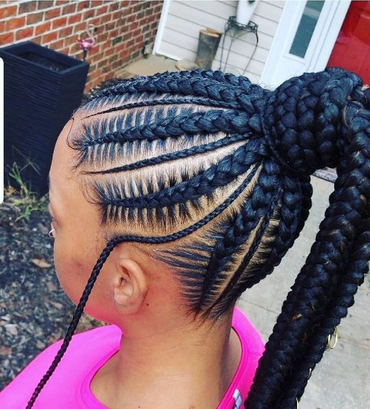 Black Girls Box braids,  Crochet braids: Crochet braids,  Box braids,  Mohawk hairstyle,  Braided Hairstyles,  French braid  