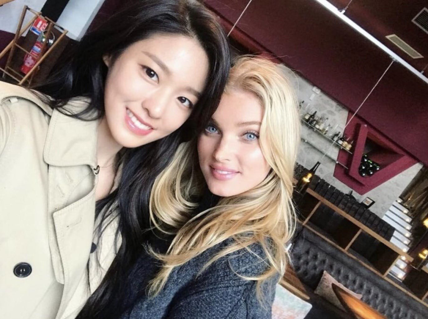Elsa hosk and seolhyun: Pretty Girls Instagram  