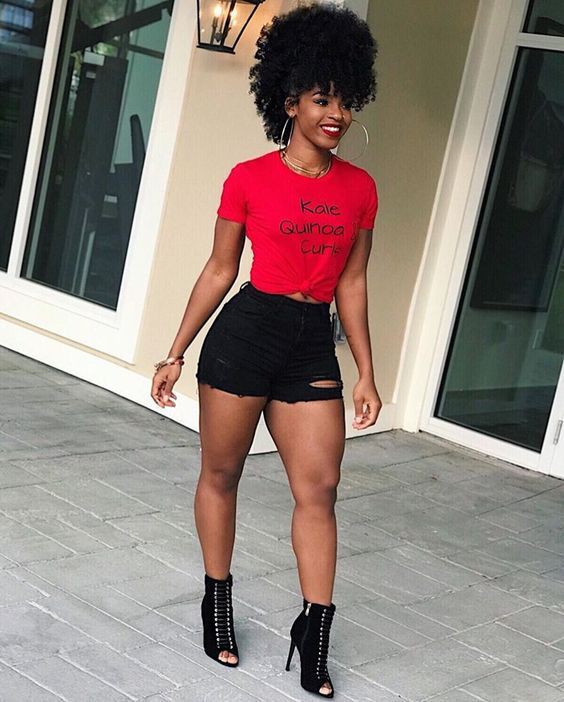 Instagram com kishmykurls: Serayah McNeill,  black girl outfit,  priscilla rainey  