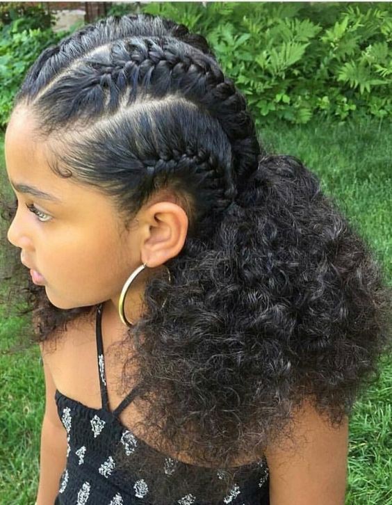 Stunning Little Black Girls Cornrows Hairstyles Ideas: Box braids,  African hairstyles,  Mohawk hairstyle,  French braid,  Hairstyle For Little Girls,  kids hairstyles  