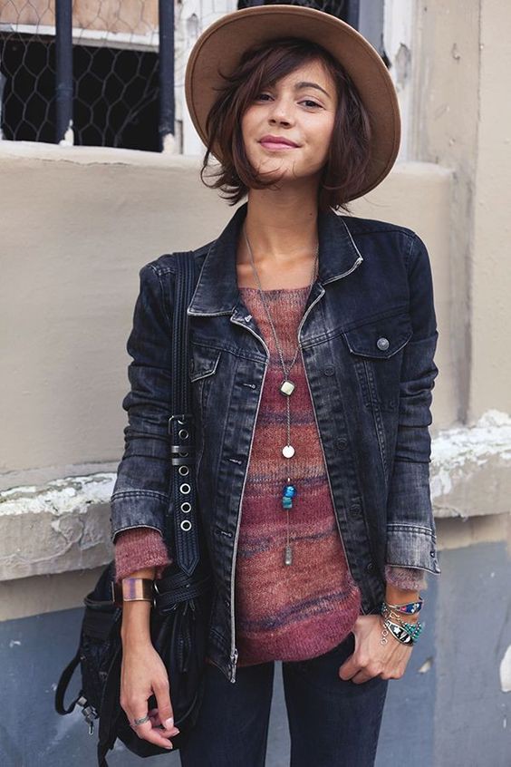 Cute outfits for short hair: Bob cut,  Short hair,  Pixie cut,  Grunge fashion  