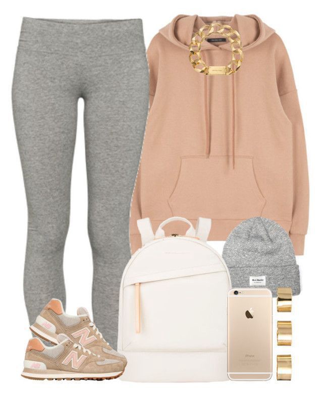 Cute outfit with gray leggings on Stylevore