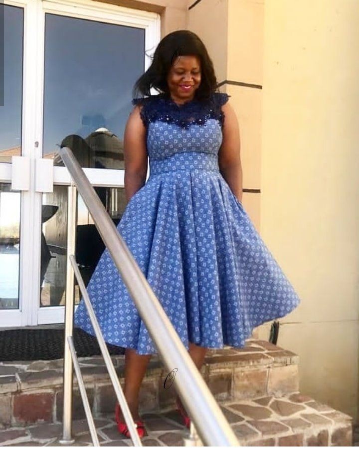 Shweshwe dresses 2019, Polka dot, Cocktail dress: Cocktail Dresses,  Shweshwe Dresses Ideas  