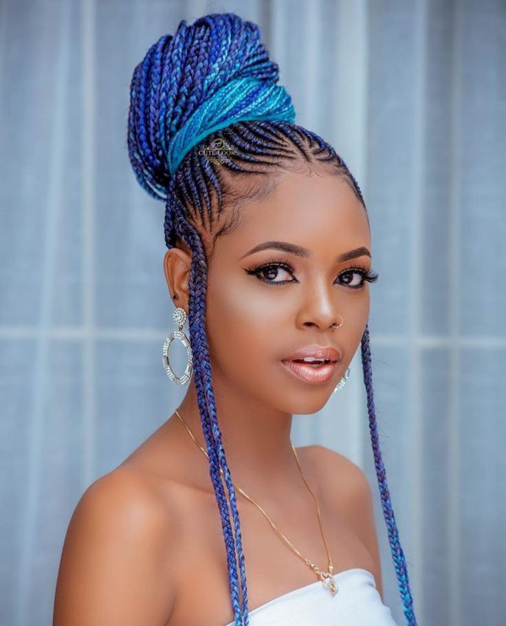 African braids 2019 trending: Afro-Textured Hair,  Box braids,  Bowl cut,  Braided Hairstyles,  Hair Care  