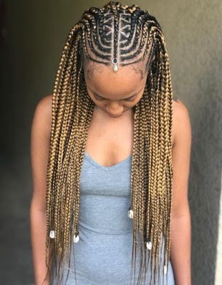 Egyptian style braids on Stylevore