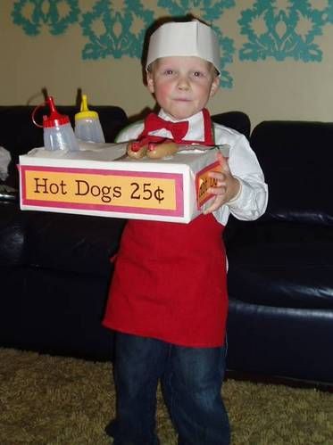 Hotdog vendor costume: Halloween costume,  Costume design,  Helpers Day Outfits  