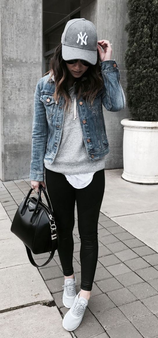 Jean jacket outfits on Stylevore