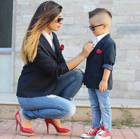 Mother and son outfits