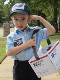 Mailman costume Ideas For Helpers Day: Halloween costume,  party outfits,  Helpers Day Outfits  