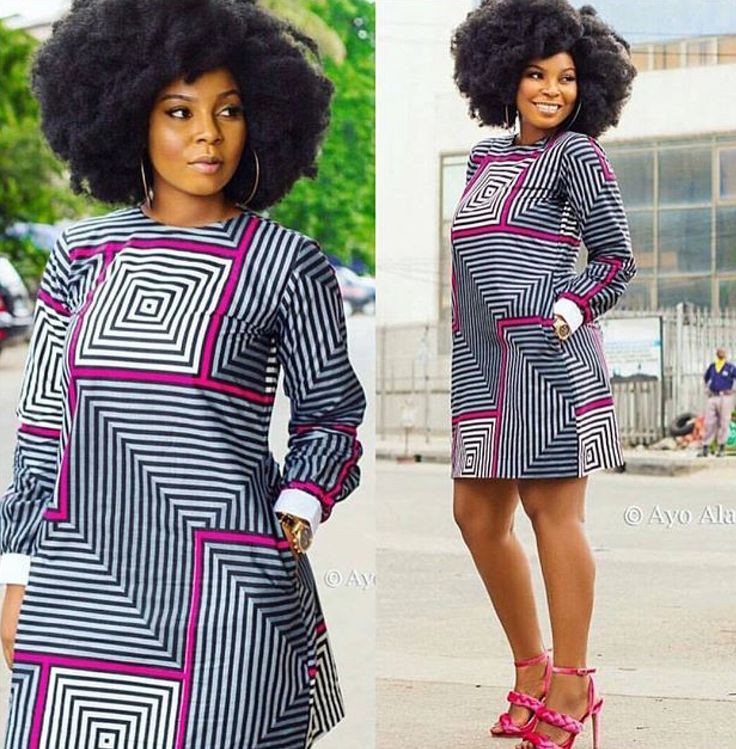 Ankara loose dress styles: shirts  