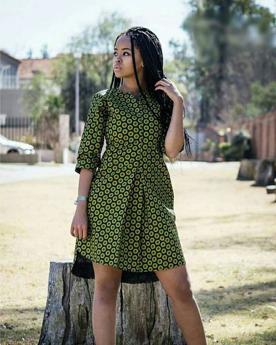 Beautiful shweshwe dress designs 2019: 