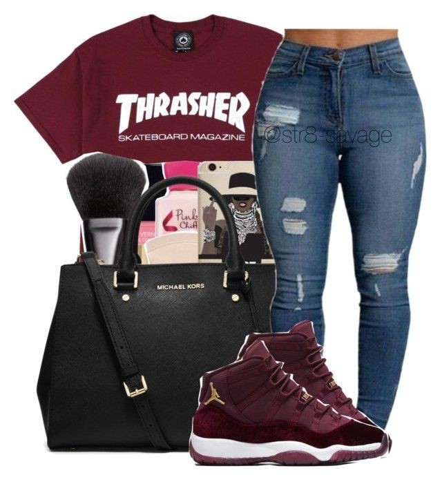 Savage outfits for teen girls: Air Jordan,  Jordan Outfits Polyvore  