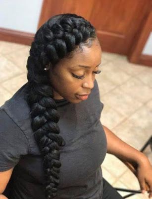 Mermaid braid black girl: Afro-Textured Hair,  Long hair,  Box braids,  Braided Hairstyles,  French braid,  Beautiful Braids  