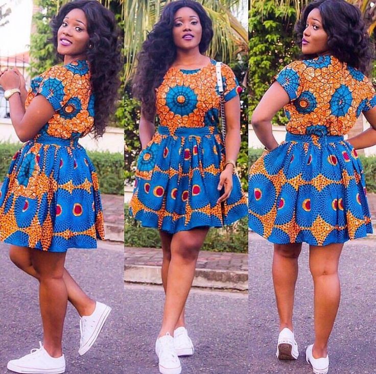 Ankara short gown style, Wedding dress: Fashion photography,  Short Ankara Gown  