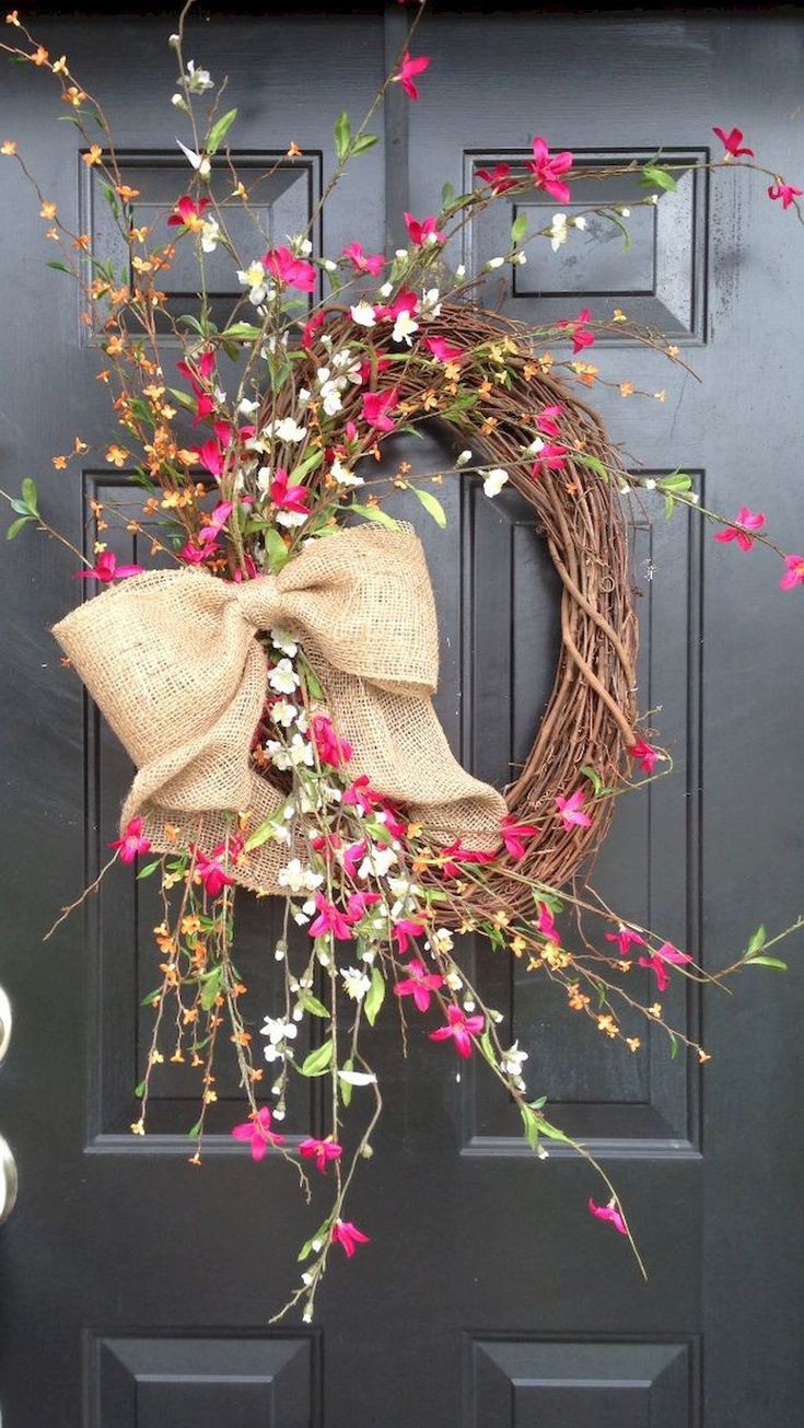 DIY Spring Wreath Ideas: Spring Wreaths,  Wreath ideas,  Door Wreaths  