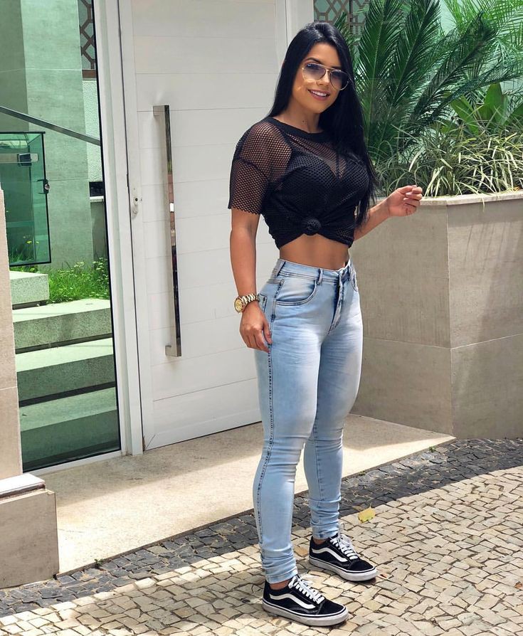 Best School outfits tumblr in 2019: Crop top,  Slim-Fit Pants,  Morena Rosa,  School Outfits Tumblr  