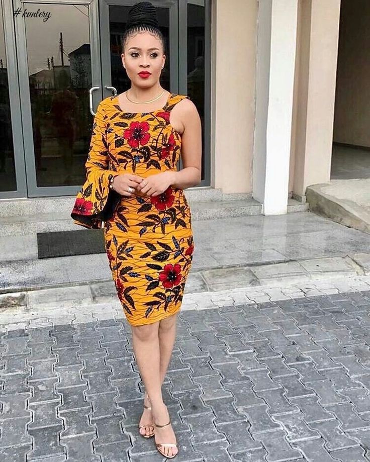 Discover these nice ankara short dresses 2019, African wax prints: party outfits,  African Dresses,  Aso ebi,  Short Ankara Gown,  BLOCK DRESS,  Ankara Short Gown  
