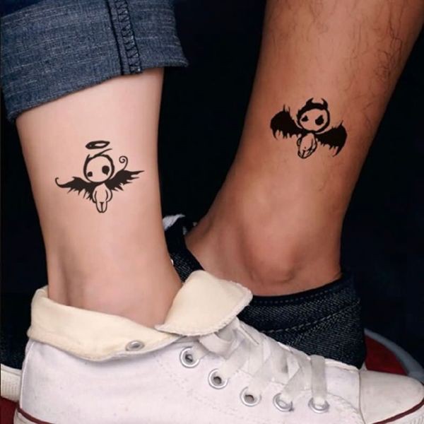 Small tattoo for legs Human leg Temporary Tattoos on Stylevore