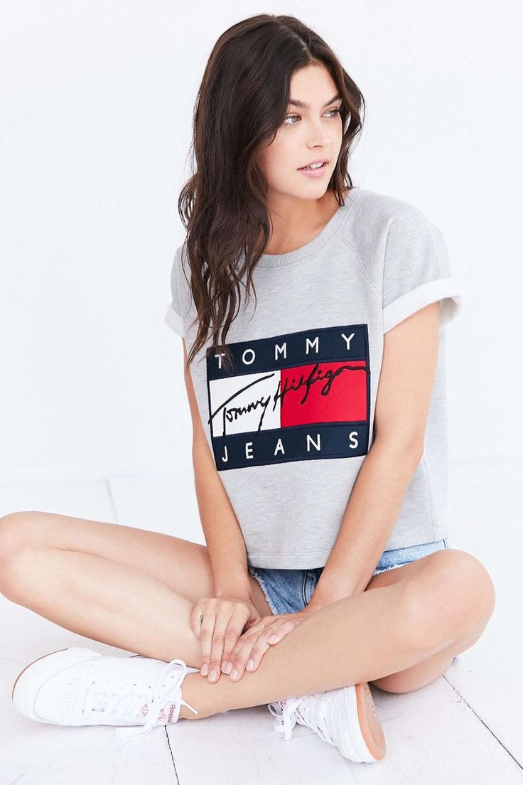 Cute Tommy Hilfiger Crop Tops For Girls: Tommy Hilfiger,  Urban Outfitters,  Tommy Hilfiger Tops  