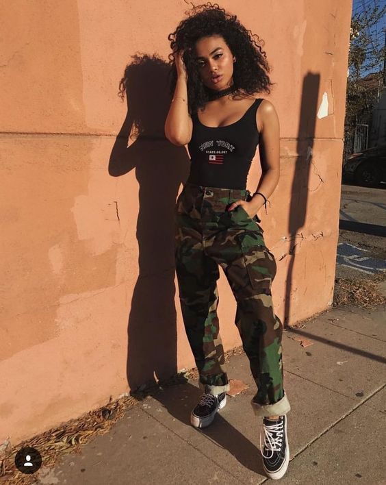 Most liked by teens daniella perkins outfits, Hip hop fashion: Clothing Ideas,  Grunge fashion,  Military Outfit Ideas  