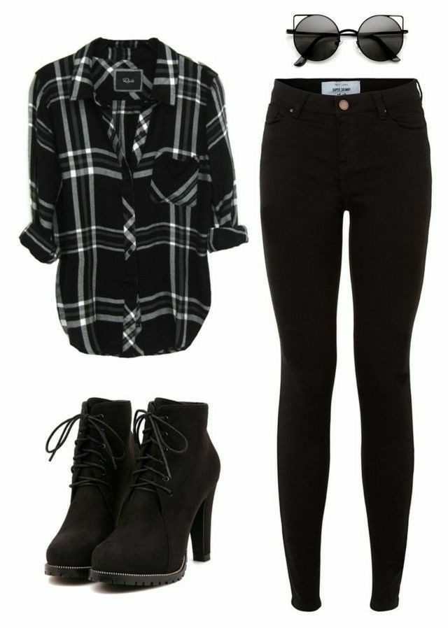 Thea queen inspired outfit, Dress shirt, Casual wear: shirts,  Tartan Shirt,  School Outfit Ideas  