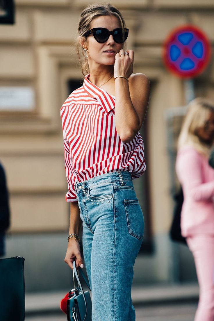 Unique And Special Style striped shirt outfit ideas: 