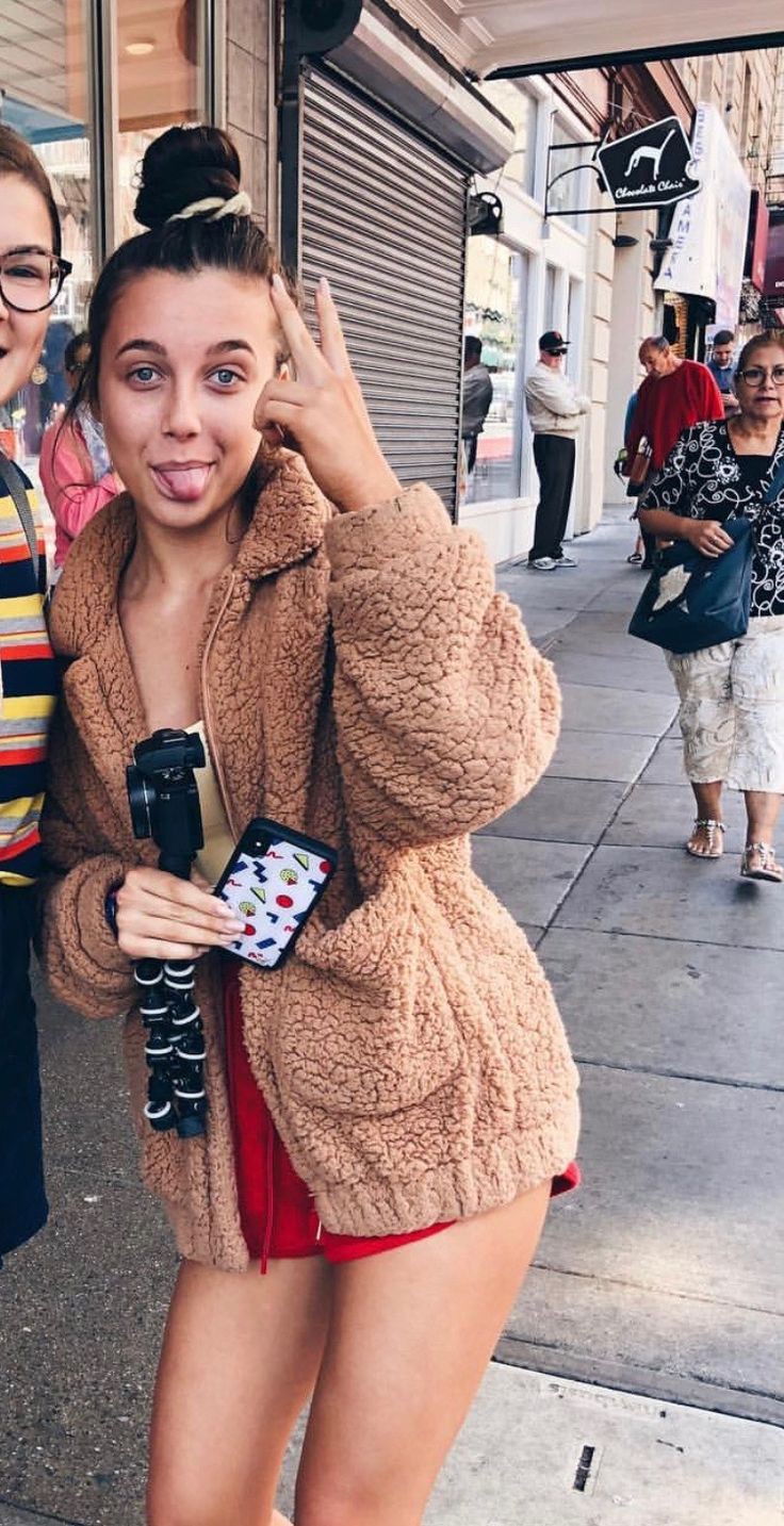 Best Teddy Coat Outfit images in 2019: Teddy Jacket,  Emma Chamberlain  