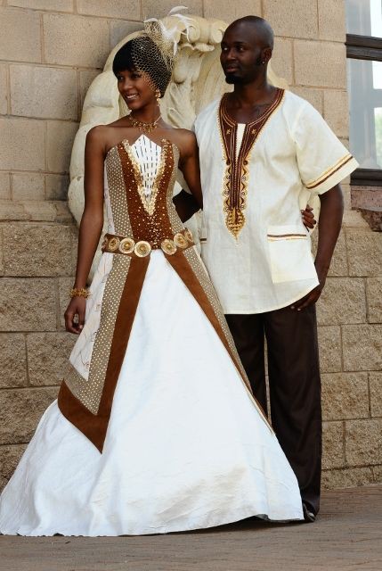 African Couple Wedding Dresses Ideas 2019: Wedding dress,  African Wedding Outfits  