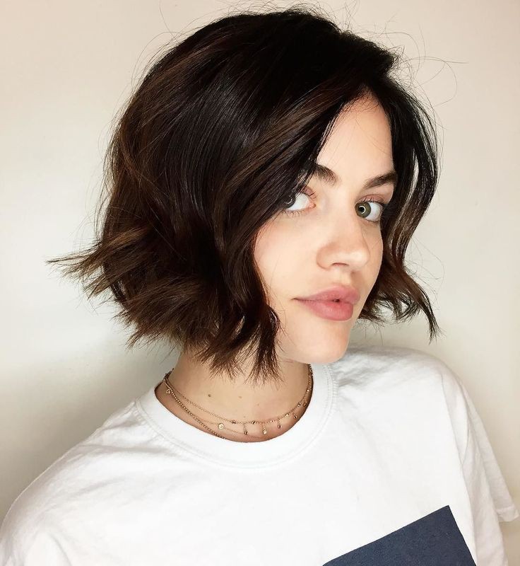 Fabulous Short Hairstyles For School Girl: Bob cut,  Short hair,  Pixie cut,  Lucy Hale,  Round Face Hairstyle  