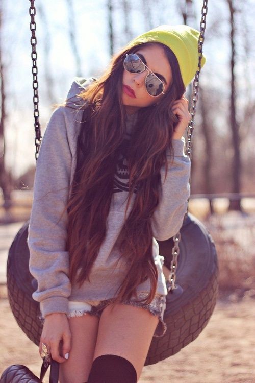 Dope Outfit Look For Urban Girls: Vintage clothing,  Grunge fashion,  Black Swag Outfits  