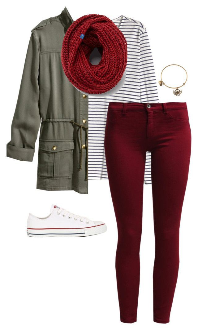 maroon jeans outfit