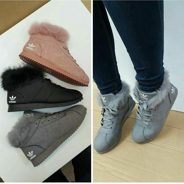 adidas timberland boots with fur