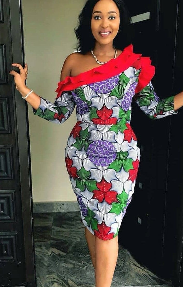 ankara dresses off shoulder